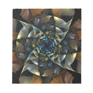 Bloc-notes Pinwheel Art Abstrait