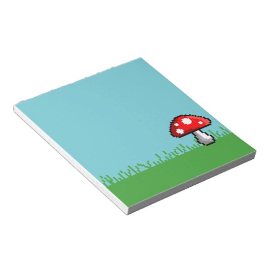 Bloc-notes Pixel Champignon (Incliné)