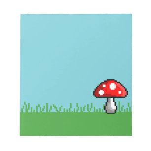 Bloc-notes Pixel Champignon