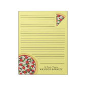 Bloc-notes Pizza Suprême Combo Mignon pour Enfants (Tourné)