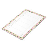 Bloc-notes Planificateur Hebdomadaire aux Fraises (Incliné)