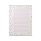 Bloc-notes Planificateur Hebdomadaire Fleur des Ch (Tourné)