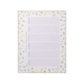 Bloc-notes Planificateur Hebdomadaire Fleur des Ch (Tourné)