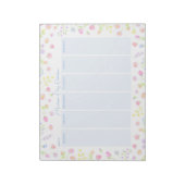 Bloc-notes Planificateur Hebdomadaire Fleur des Ch (Tourné)