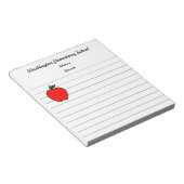 Bloc-notes Pomme de l'école (Incliné)