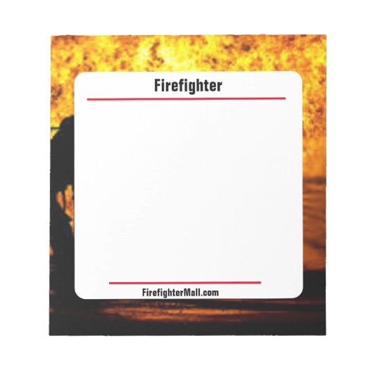 Bloc-notes pompier (Devant)