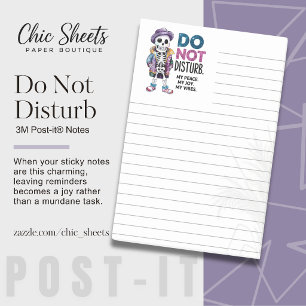 Bloc-notes Post-it® 3M ligné squelette Ne pas déra