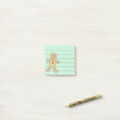 Bloc-notes Post-it Biscuit de Noël (Sur un bureau)
