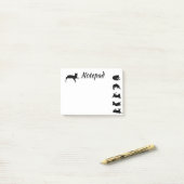 Bloc-notes Post-it Chats (Sur un bureau)