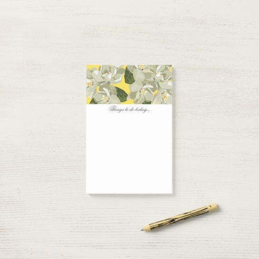 Bloc-notes post-it des Magnolias du Sud (Sur un bureau)