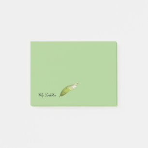 Bloc-notes Post-it - Plume verte