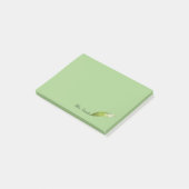 Bloc-notes Post-it - Stylo en plume vert (Incliné)