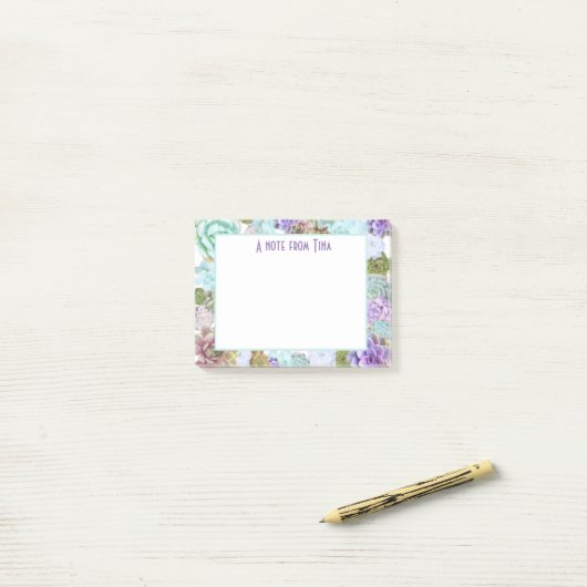 Bloc-notes Post-it successifs (Sur un bureau)