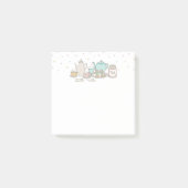 Bloc-notes Post-It Tea Party Set High Tea (Devant)