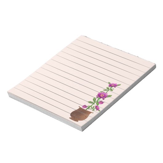 Bloc-notes Pot de Fleur (Tourné)