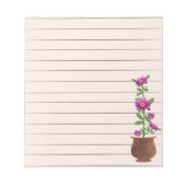Bloc-notes Pot de Fleur (Devant)