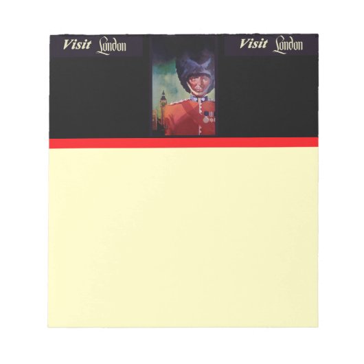 Bloc-notes pour affiches de Londres (Devant)