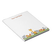 Bloc-notes pour bébés animaux de la Jungle mignonn (Incliné)