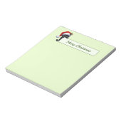 Bloc-notes pour Bonnes Fêtes de chat de Noël (Tourné)