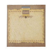 Bloc-notes pour bougie Jar (Devant)