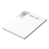 Bloc-notes pour bulldog anglais (Tourné)