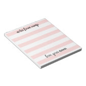 Bloc-notes pour camp d'été pour filles personnalis (Incliné)