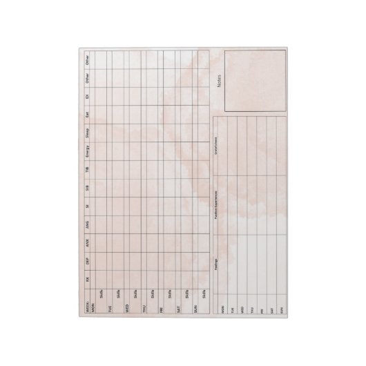 Bloc-notes pour carte laitière DBT - 40 feuilles r (Tourné)