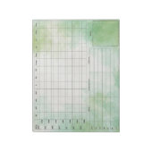 Bloc-notes pour carte laitière DBT - 40 feuilles v (Tourné)