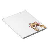 Bloc-notes pour chat cardiaque (Incliné)