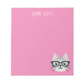 Bloc-notes pour chat Nerdy Grey (Devant)