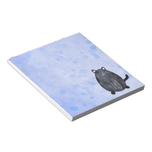 Bloc-notes pour chat noir (Incliné)