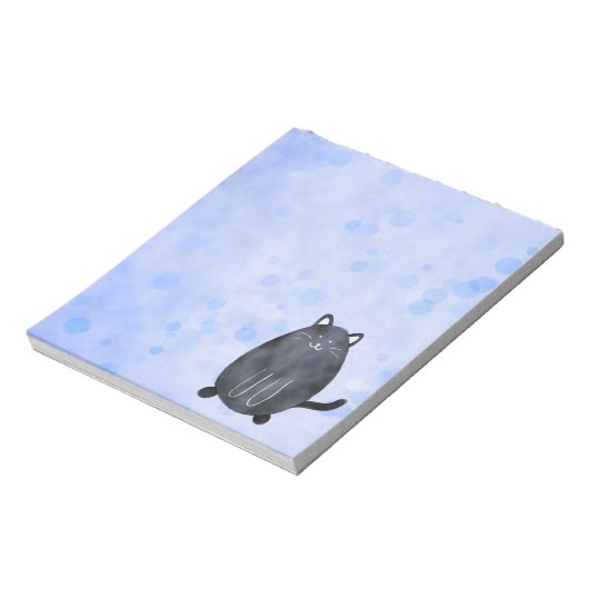 Bloc-notes pour chat noir (Tourné)