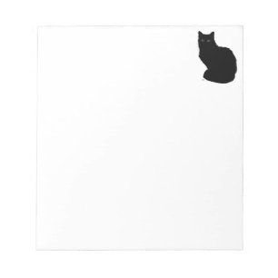 Bloc-notes pour chat noir