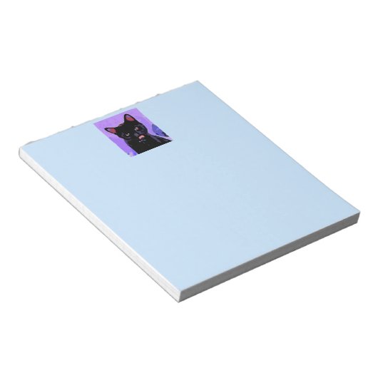 Bloc-notes pour chat noir (Incliné)