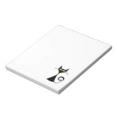 Bloc-notes pour chat noir (Tourné)