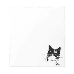 Bloc-notes pour chat noir