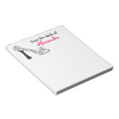 Bloc-notes pour chaussures à talon élevé Damask (Incliné)