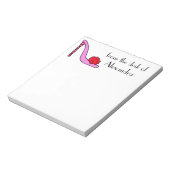 Bloc-notes pour chaussures Fluffy Rose & Rouge Hau (Tourné)