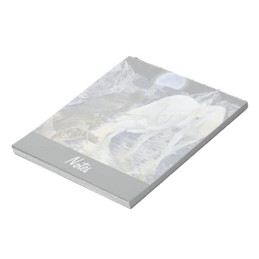 Bloc-notes pour Cheval Blanc Pegasus & Black Raven (Tourné)