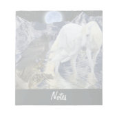 Bloc-notes pour Cheval Blanc Pegasus & Black Raven (Devant)