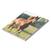 Bloc-notes pour Chevaux à mâchoires de châtaignes (Tourné)