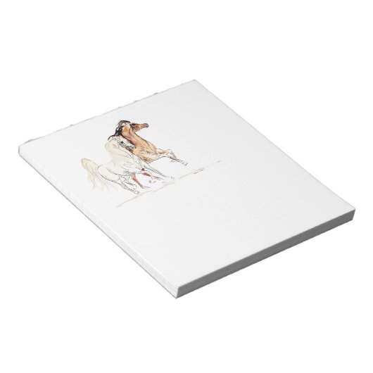 Bloc-notes pour chevaux arabes (Incliné)