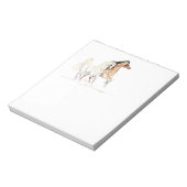 Bloc-notes pour chevaux arabes (Tourné)