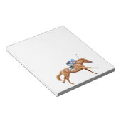 Bloc-notes pour chevaux de course Thoroughbred (Incliné)