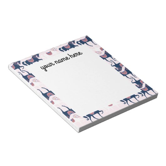 Bloc-notes pour chevaux personnalisé (Incliné)