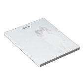 Bloc-notes pour chien bleu (Incliné)