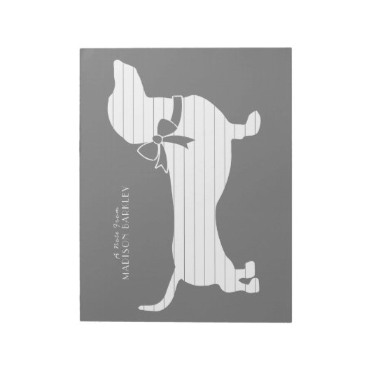 Bloc-notes pour chiot chien Dachshund Wiener (Tourné)