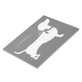 Bloc-notes pour chiot chien Dachshund Wiener (Incliné)