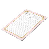 Bloc-notes pour Classeur de recette de feuillage r (Incliné)