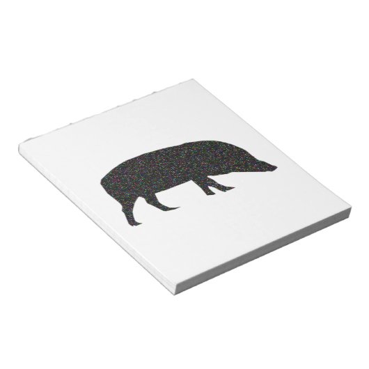 Bloc-notes pour cochon mousseux (Incliné)
